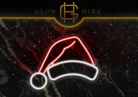 Glow Hire: Santa Hat Neon Hire